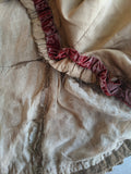 c. 1890s Gold and Burgundy Silk Dress | Study + Display