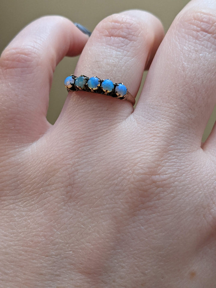 Late 19th-Early 20th c. 10k Opal Ring