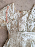 c. 1910 Seafoam Green Silk Gown | Study + Display