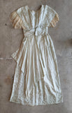 c. 1910 Seafoam Green Silk Gown | Study + Display