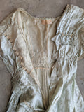 c. 1910 Seafoam Green Silk Gown | Study + Display