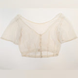 1900s Net Lace Camisole | Short Sleeve