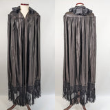 1910s-1920s Black Silk Cape