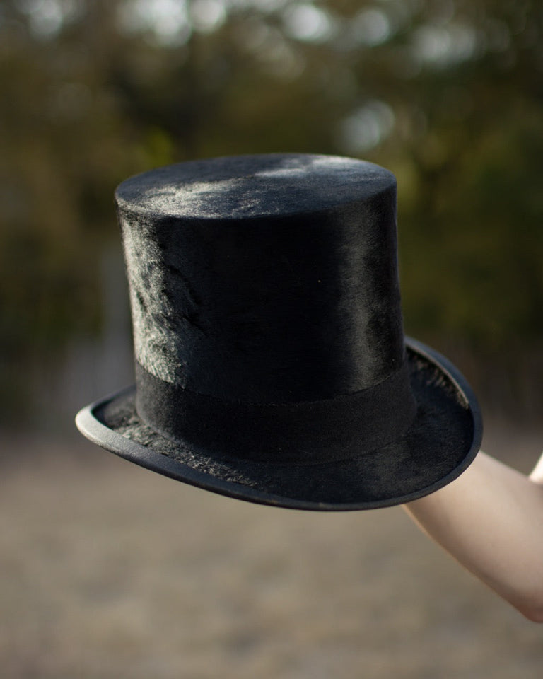 Antique Silk Top Hat in Original Case