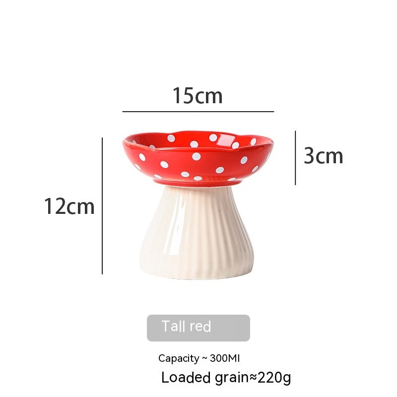 Elevated Cat Bowl – Anti-Tip Ceramic Cat Feeding Dish