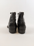 RESERVED | 1910s Black Lace Up Boots | Approx Sz 7.5-8