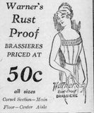 c. 1900s-1910s Cotton Boned Brassiere