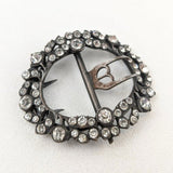 Georgian Silver and Paste Shoe Buckle