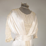 1910s Silk Lace Gown | Wedding Dress