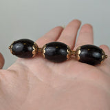 19th c. 14k Gold Palm Seed Brooch