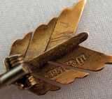1880s 15k Gold Horseshoe Brooch