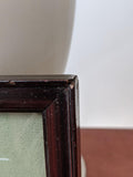Victorian Framed Sepia Hair Art