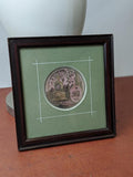 Victorian Framed Sepia Hair Art