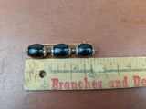 19th c. 14k Gold Palm Seed Brooch