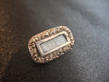 Early Victorian / Late Georgian Hair Brooch | Blond or Grey Hair