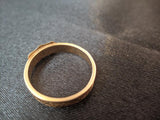 Victorian 14k Gold Mourning Ring | Plaited Hair