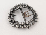 Georgian Silver and Paste Shoe Buckle