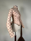 c. 1880s Cotton Sateen Printed Bodice
