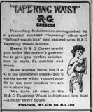 1900s R&G Tapering Waist Corset | 23"