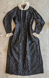 c. 1870s-1880s Silk Wrapper Dress | Study + Display